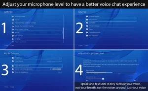 Change the Mic Settings in PlayStation
